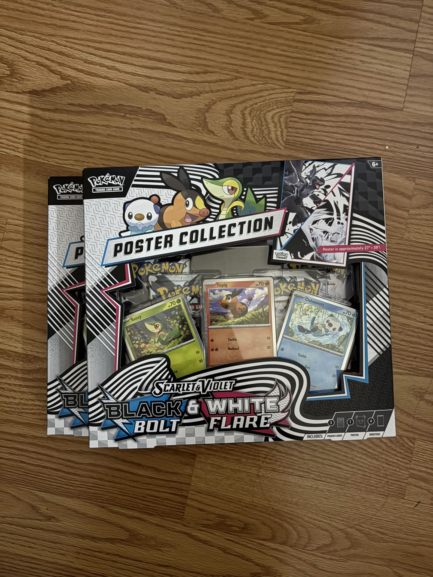 Pokemon Black Bolt & White Flare Poster Collection