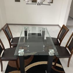 dining table with chairs