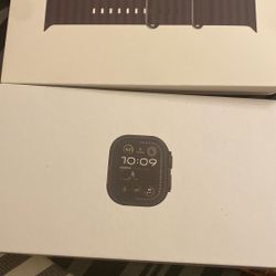 Apple Watch Ultra 2/ Titanium Case Black Ocean Band