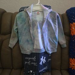 Hanes Hoodie Hand Tie Dyed Size Small 