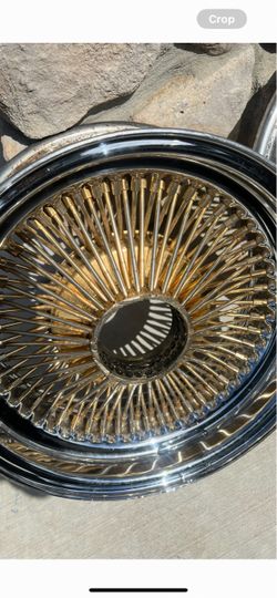 Set of 14”s wire wheels