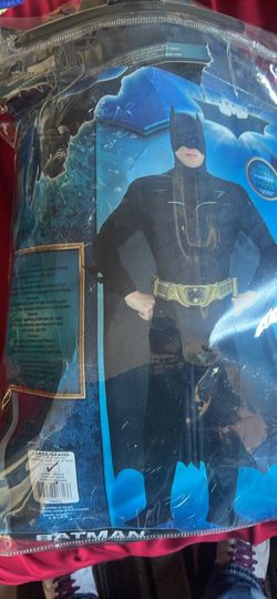 Batman Costume For Adults Sz Large 