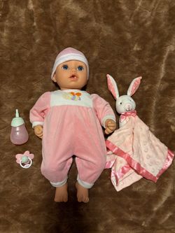 Interactive baby Annabell doll