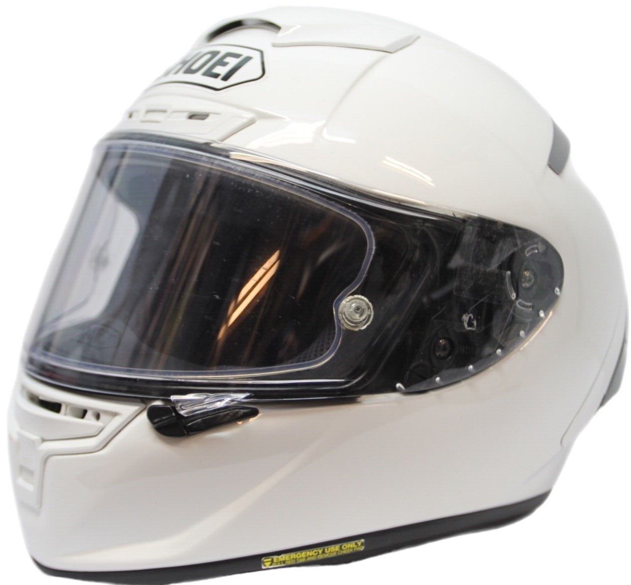SHOEI X Fourteen White Full Face Helmet Size Large L SHOEI X Fourteen White Full Face Helmet Size Large L