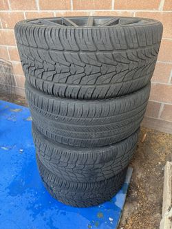 22 Inch Camaro Wheels and Tires AS IS