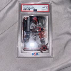 2022 Bowman Elly De La Cruz Psa 10 Gem Mt