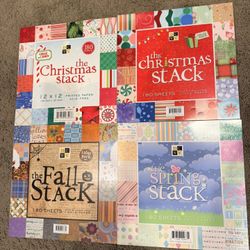 Massive Scrapbook Paper Haul + 3 Full Containers Loose Sheets! DCWV, Kathy Davis & More – Lot or Individual