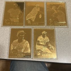 Baseball Cards 22kt Gold Plated
