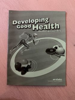 Abeka 4th grade Health textbook answer key—Developing Good Health