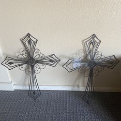 Black metal Crosses