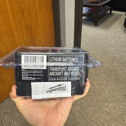 Brand new Milwaukee Redlithium High Output XC6.0 battery.