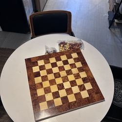 Handcrafted Moroccan Chess Table – Traditional Tournament Style