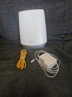 Preowned NETGEAR Orbi RBS750 Add-on Satellite Tri-Band WiFi 6 Mesh Router AX4200