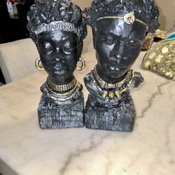 2pc African Sculptures 