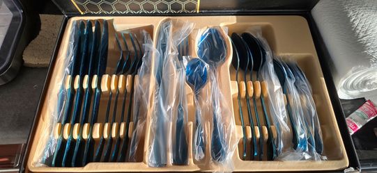 Utensils Blue