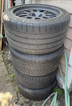 Michelin / Continental Staggered Wheels And Tires
