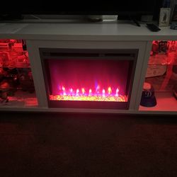 LED/HEATER TV STAND