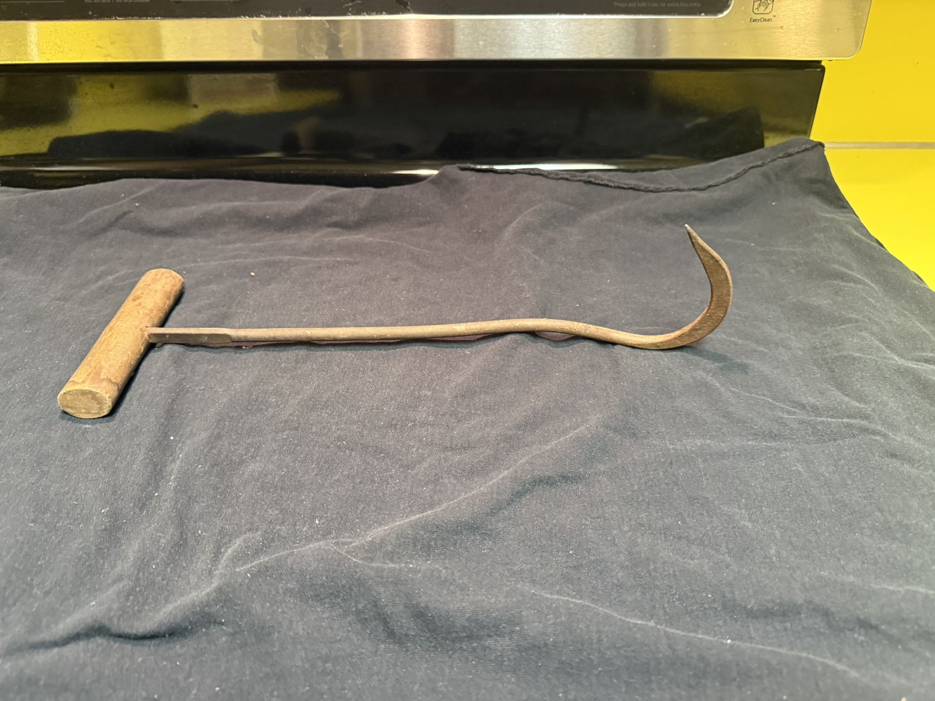 1800S Era Wooded Handled Hay Hook