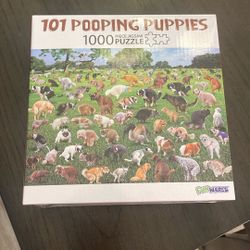101 Pooping Puppies 1000 Piece Puzzle