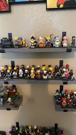Anime + marvel lego minifigures