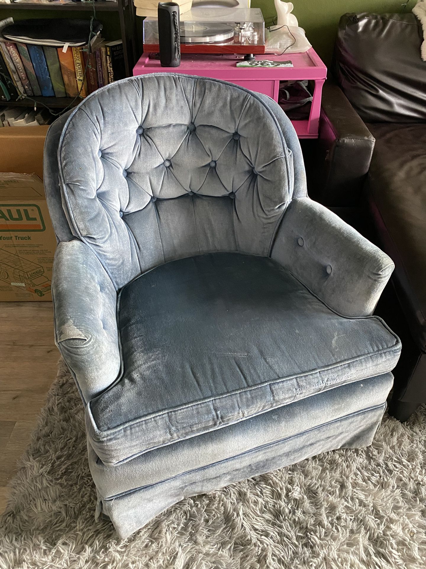 Vintage Blue Armchair