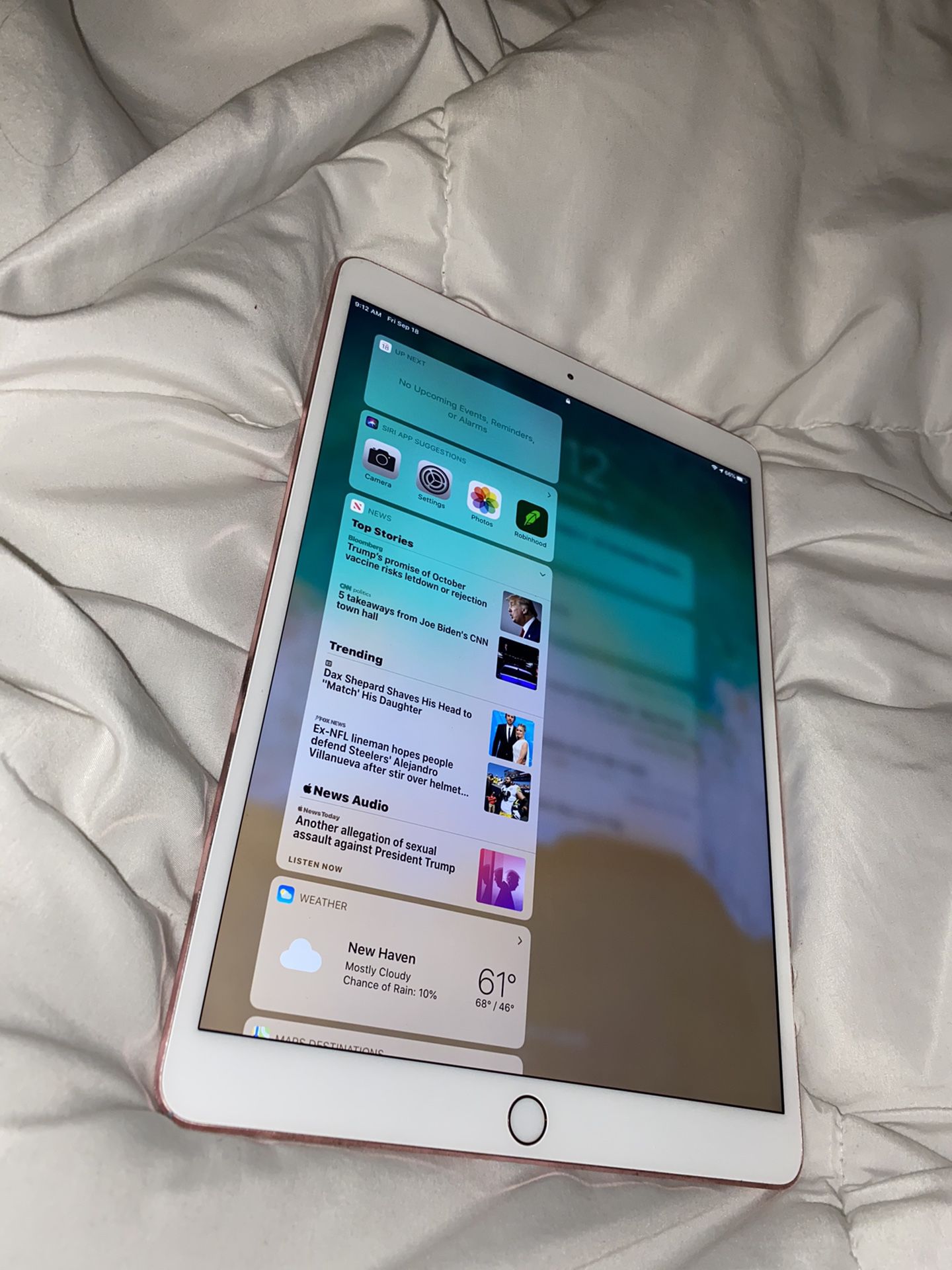 Rose gold iPad Pro 10.5 inch 64GB
