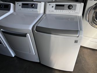 LG washer top loader and LG dryer  dryer electric   working perfectly extra for delivery same day delivery and installation available
