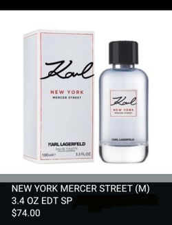 Men Perfume KARL Lagerfeld New York  Mercer Street