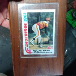 1981 Highlights Nolan Ryan card, New Condition 