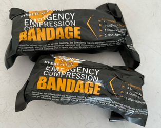Everlit Emergency Compression Trauma Bandages (Pack of 2) – Brand New
