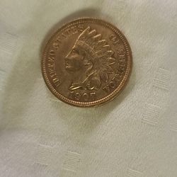 Sale Today Only Indian Head Penny Full Liberty  1907