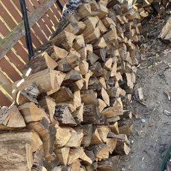 Selling Fire Wood Oak Tree 25$ A Wheelbarrow Only Cash 