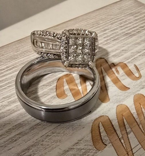 Juego De Sortijas De Matrimonio