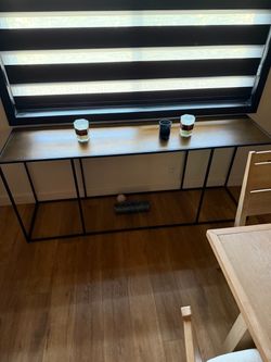 Modern Metal Console Table
