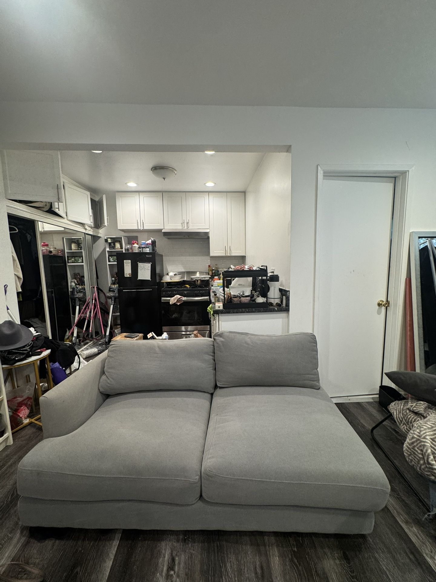 Grey Couch Loveseat