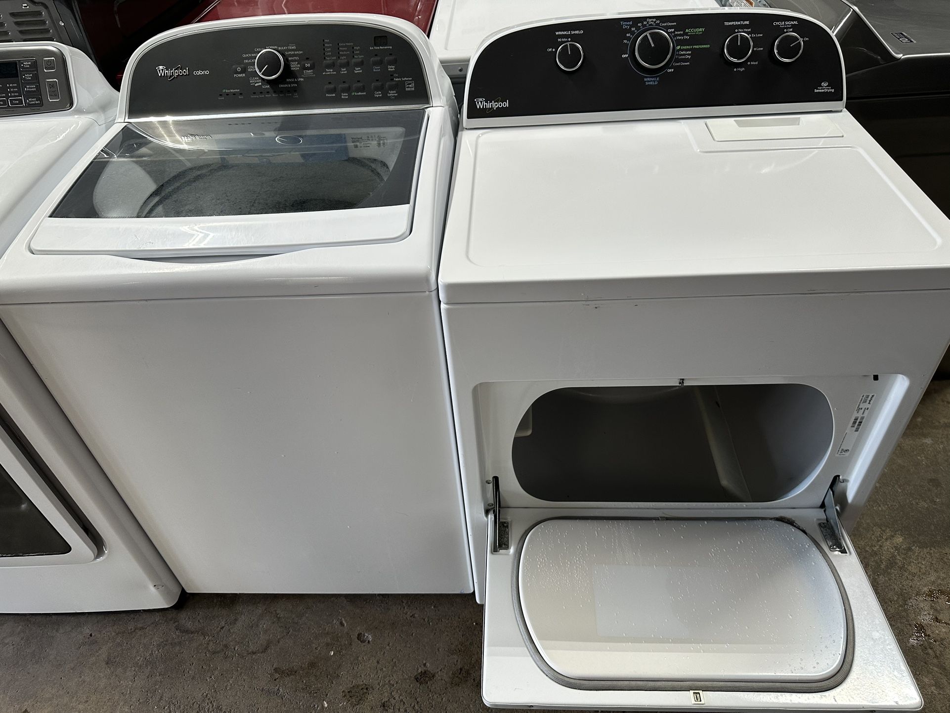🎉💯whirlpool Washer And Dryer Electric Nice Set🌆🎉