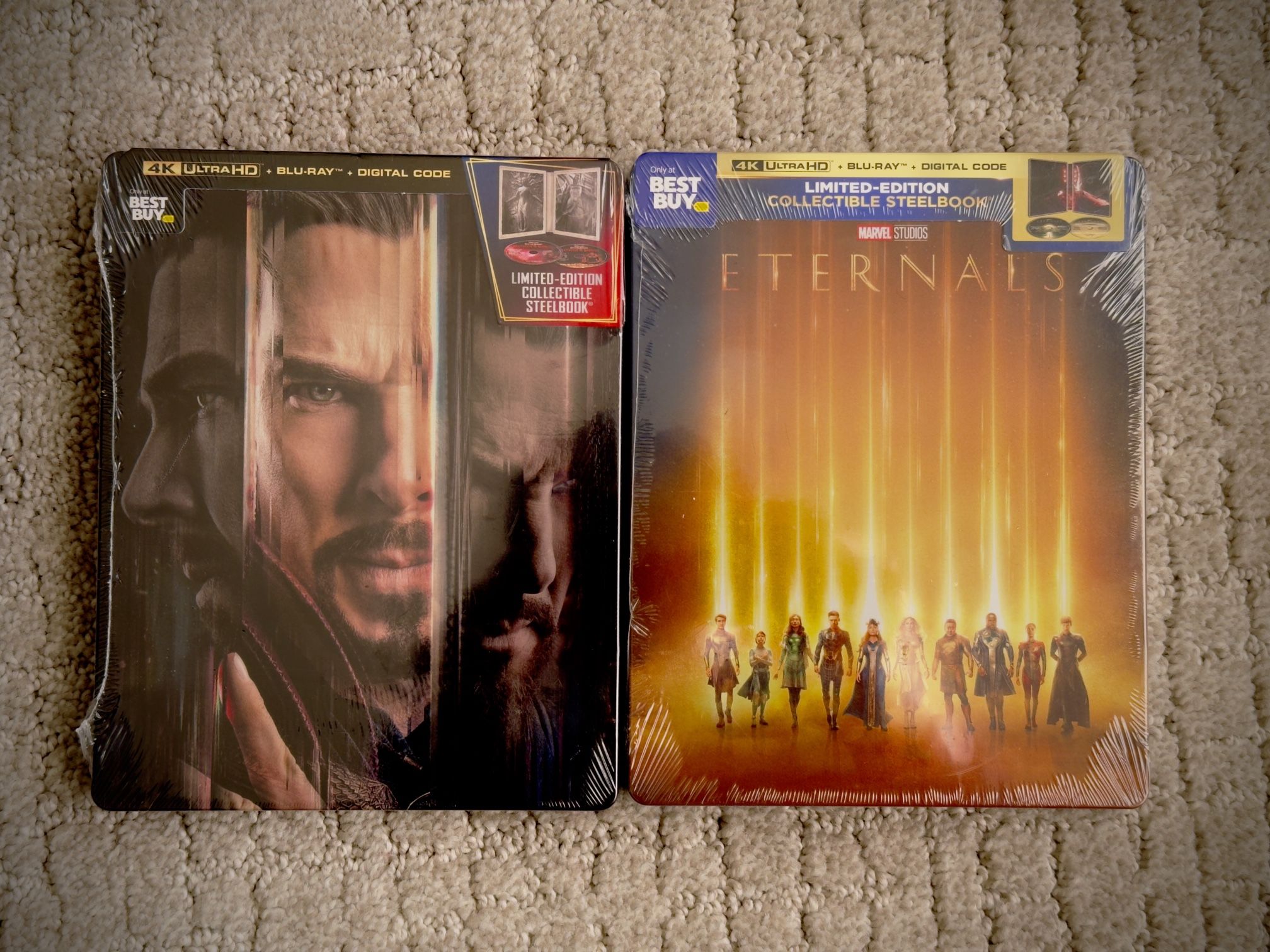 Doctor Strange : Multiverse of Madness & Eternals 4K Steelbook (New)