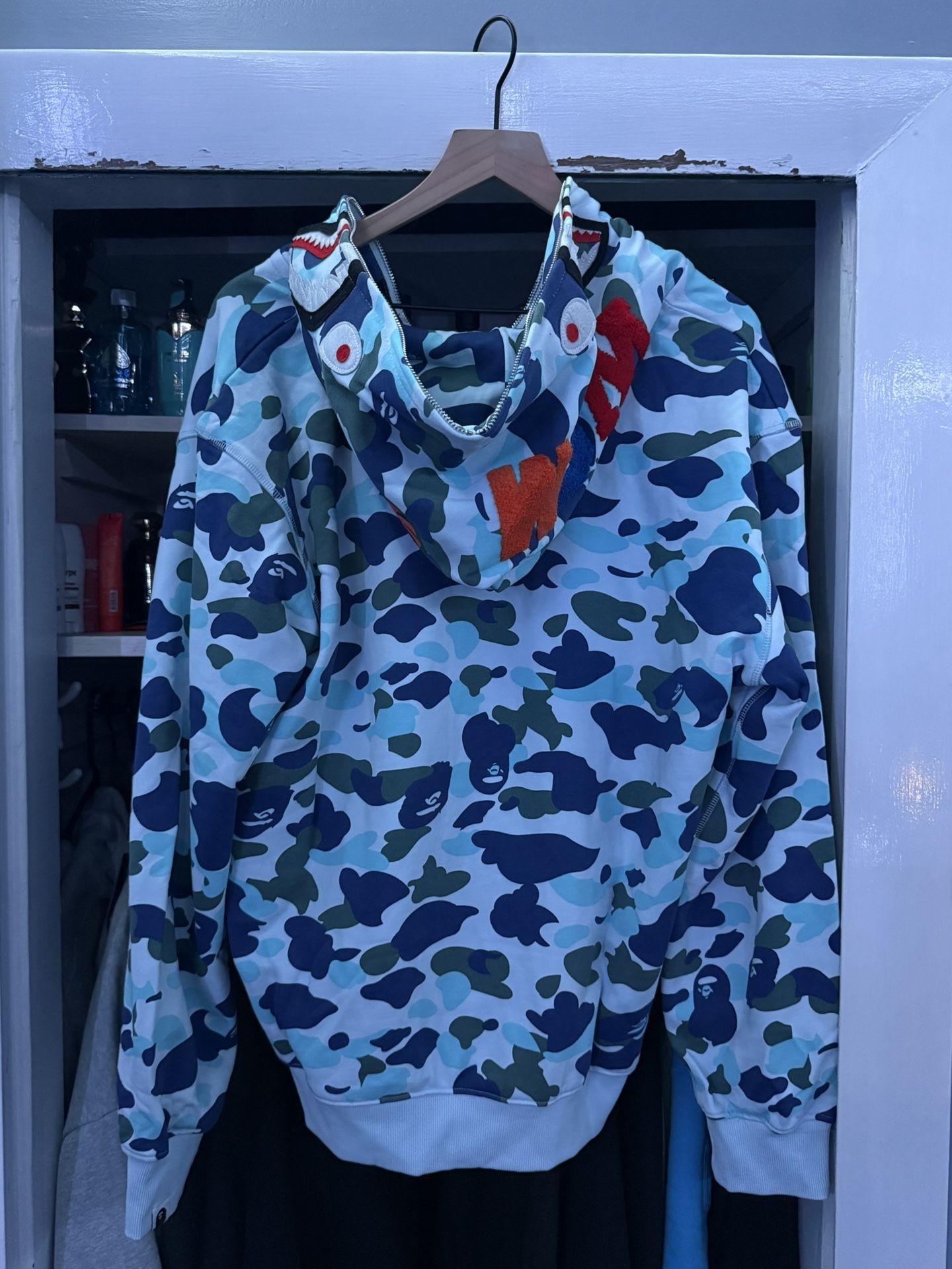 Blue Bape Hoodie