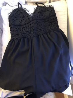 Cute black romper