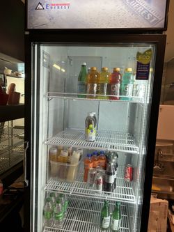 Beverage soda refrigerator