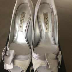 Silver Shoes Size 6.5 M