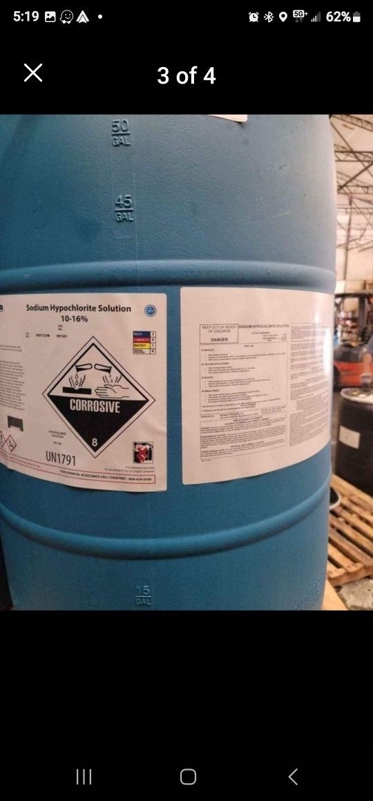 Industrial Strength Bleach 12.5%