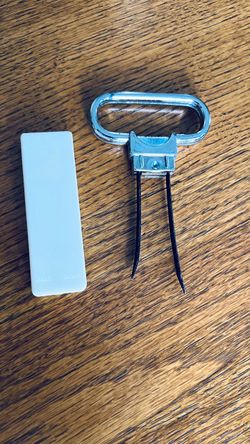 Vintage Taiwan Two Prong Corkscrew Barware Metal Handle Plastic Cover 4.25"