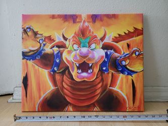 Bowser Canvas Print