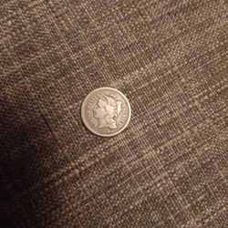 1865 3 Cent Coin