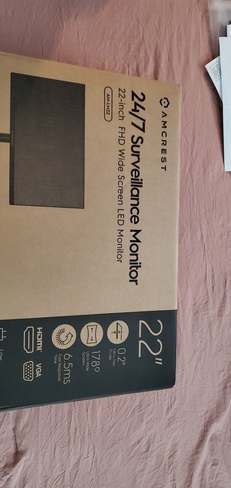 22" 24/7 Surveillance Monitor