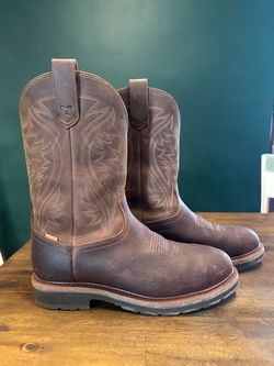 Tecovas LongHaul Waterproof Round Composite Toe Work Boot Size 10.5