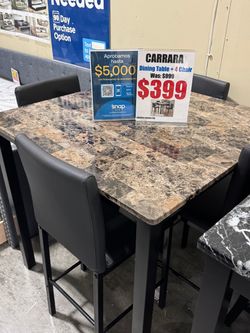 BRAND NEW DINING SET (table and chairs)!! SHOP NOW - PAY LATER!! NO CREDIT CHECK FINANCE AVAILABLE!!