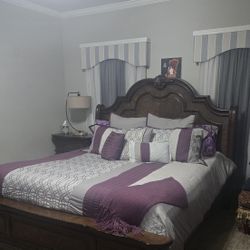 King Bedroom Set – Like New – $1,700