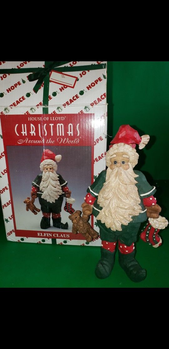 House Of Lloyd "Elf Claus" Candle Holder